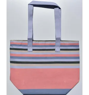 Bolsa de playa 5 colores rosa claro, beige, verde bosque, azul guéde y verde oscuro Fouta Tunisia - 1