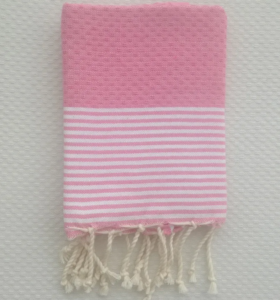 Servilleta rosa claro Fouta Tunisia - 1