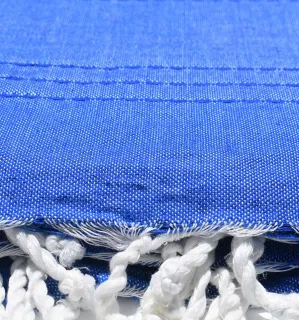 Gran fouta azul eléctrico 1,5 m * 2,5 m Fouta Tunisia - 1 2