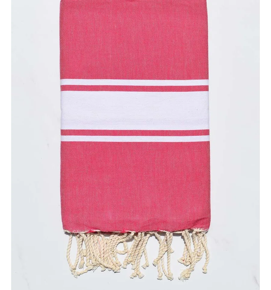 Fouta plato fucsia magenta Fouta Tunisia - 1