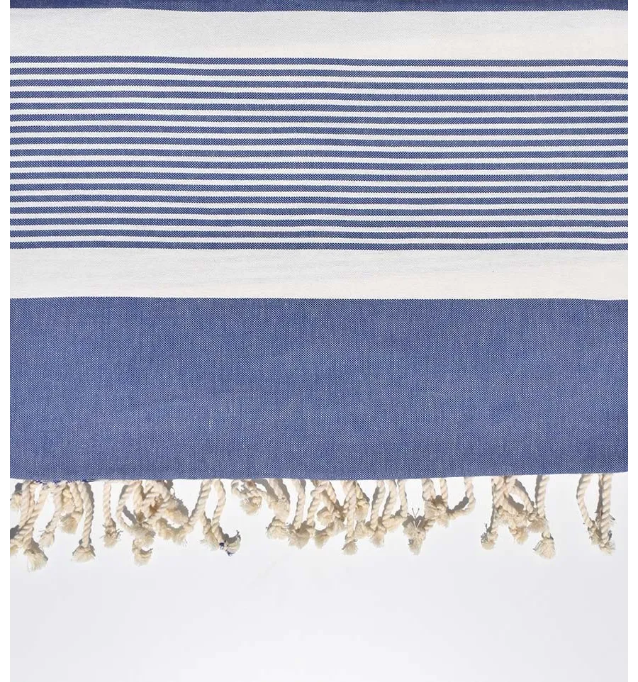 Fouta grande jeans azul claro 2m * 2.80m Fouta Tunisia - 3