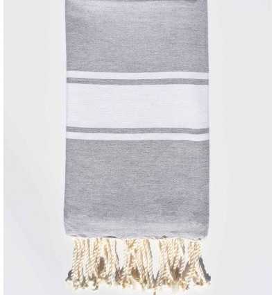 Toalla de playa Fouta heather gris  - 1