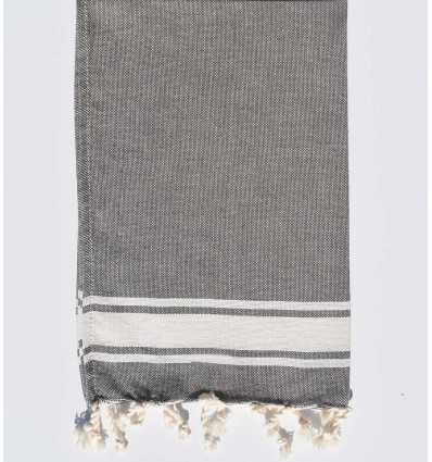 Servilleta mediana gris Fouta Tunisia - 1