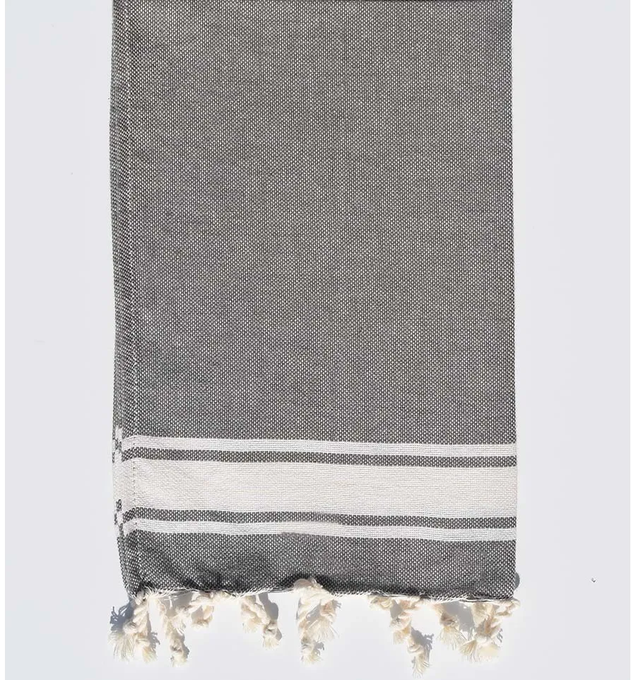 Servilleta mediana gris Fouta Tunisia - 1