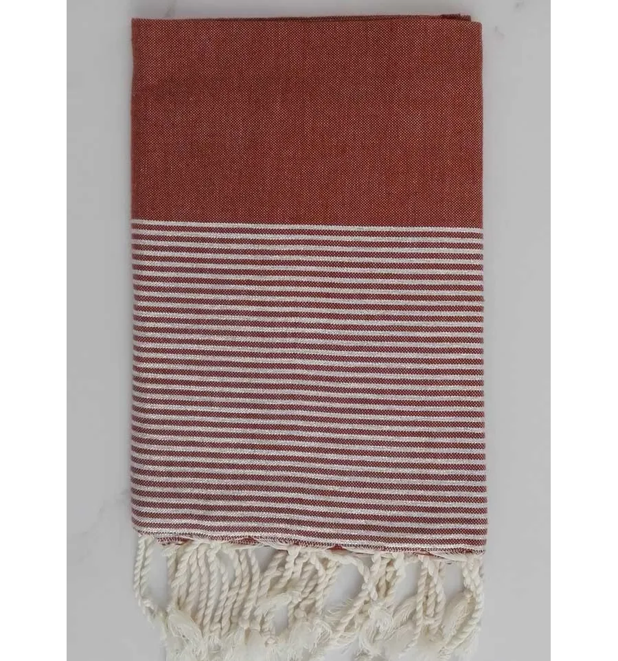 FOUTA Lurex PLATE Parme 