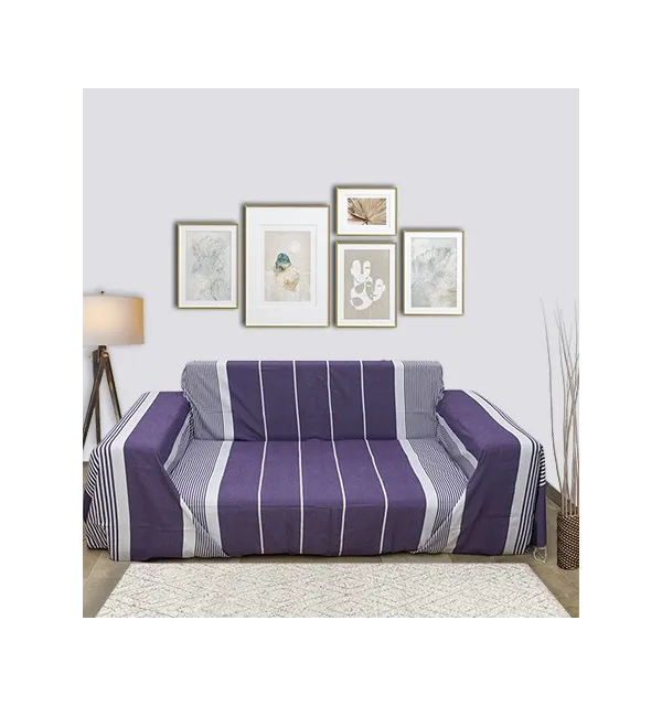 Fouta gigante violeta oscuro  - 3