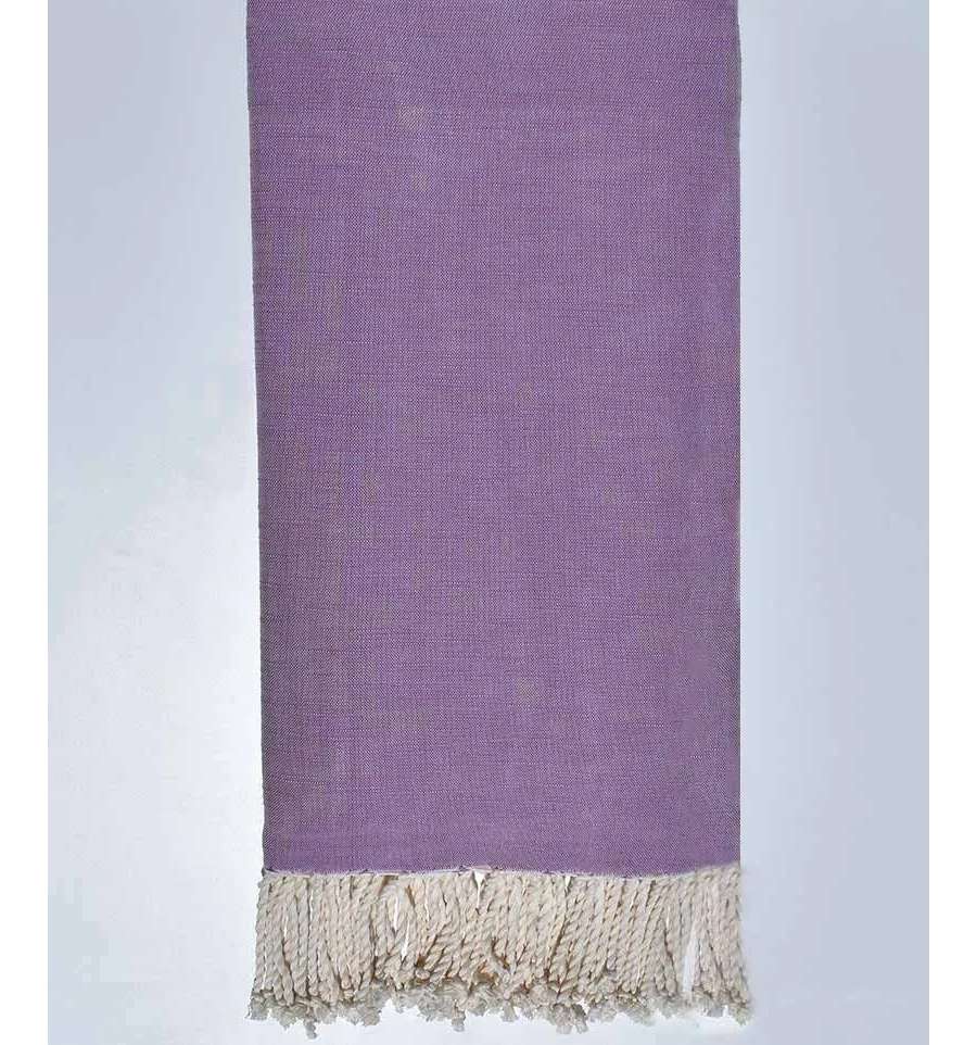 cubre cama flameado lila morado 270*200 Fouta Tunisia - 1