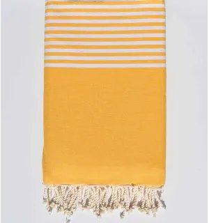 Fouta gigante amarillo oscuro Fouta Tunisia - 1