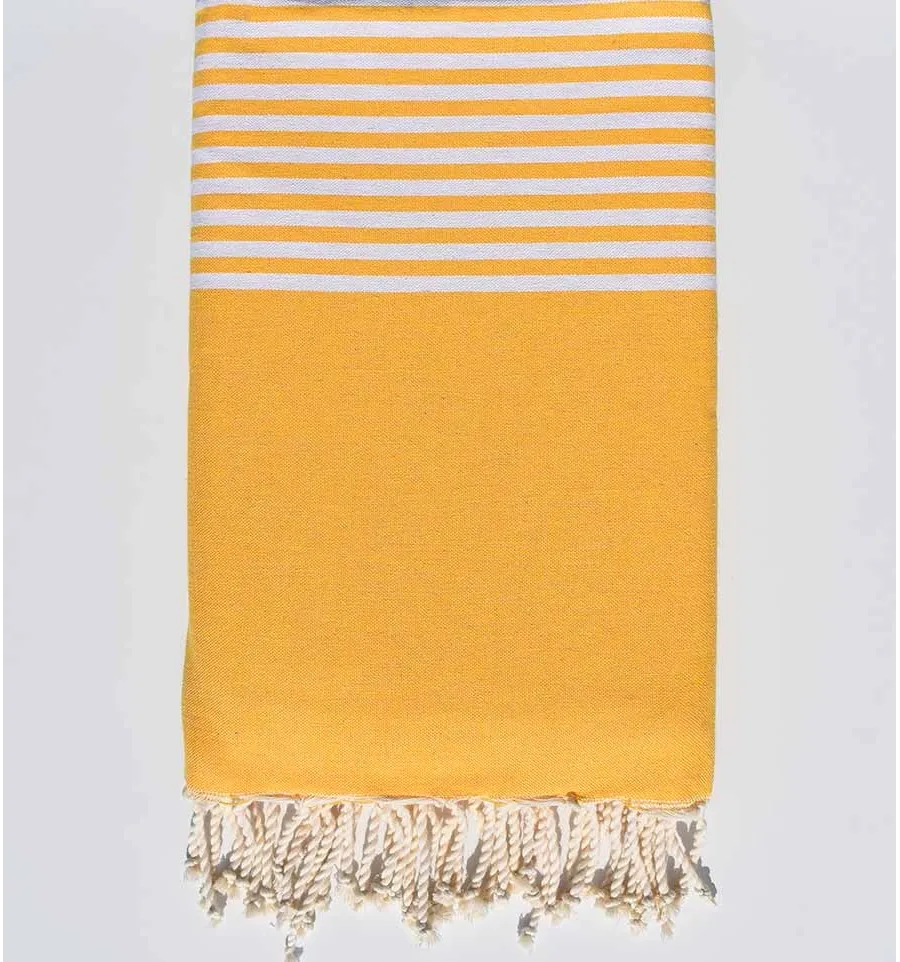 Fouta gigante amarillo oscuro Fouta Tunisia - 1