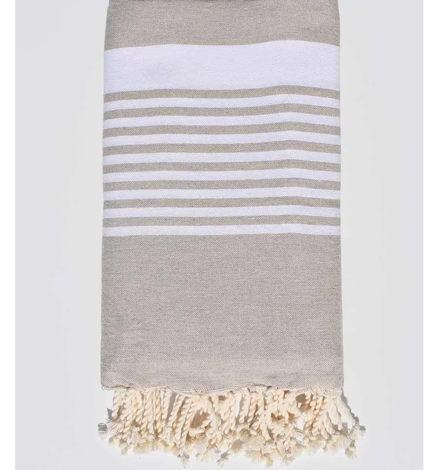 Gran fouta beige arena 1,90 m * 2 m  - 1