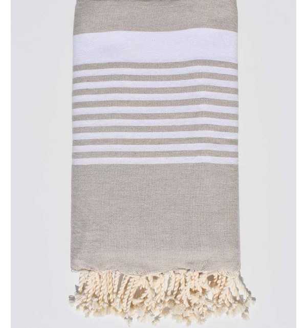 Gran fouta beige arena 1,90 m * 2 m  - 1