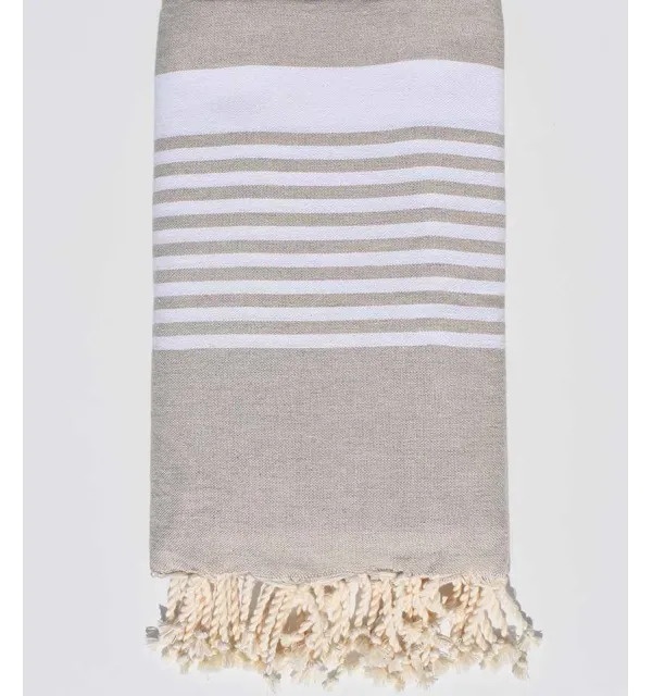 Gran fouta beige arena 1,90 m * 2 m  - 1