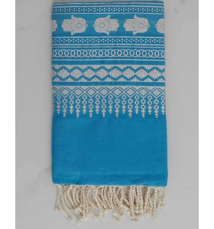 FOUTA KHOMSA mar azul 