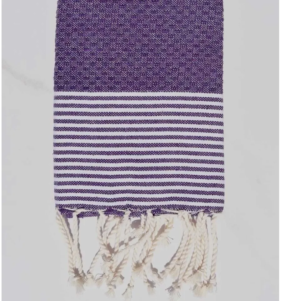 Servilleta violeta oscuro Fouta Tunisia - 1