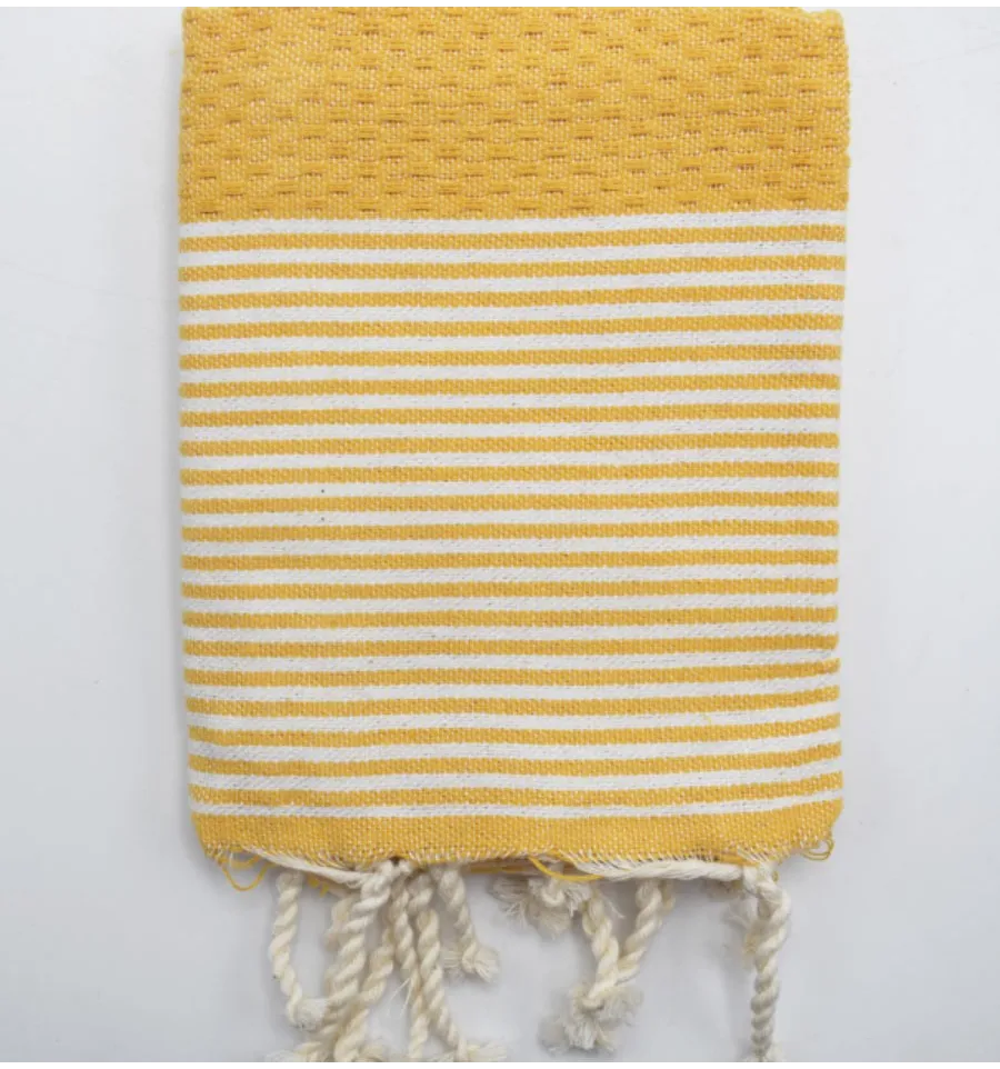 Servilleta amarillo ámbar Fouta Tunisia - 1