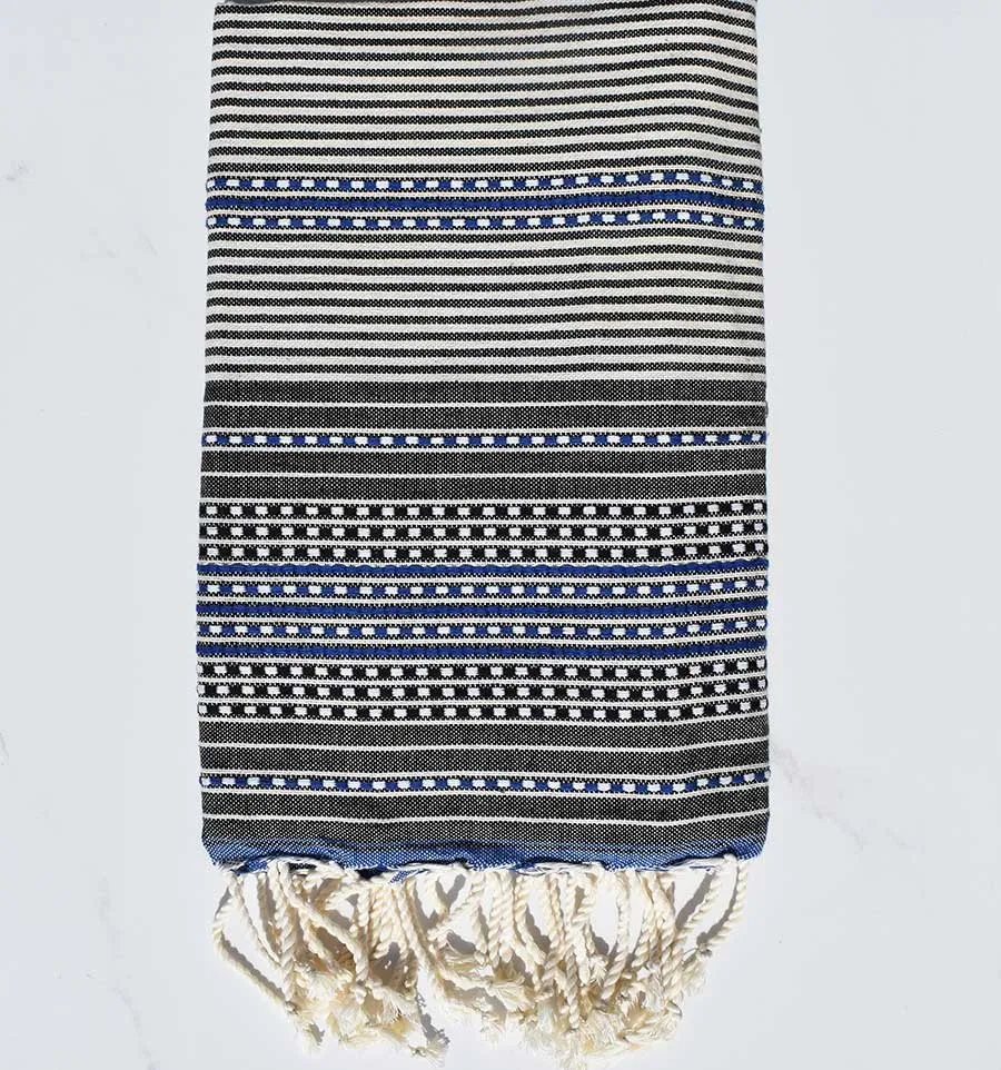 toalla de playa arabesco beige Fouta Tunisia - 1