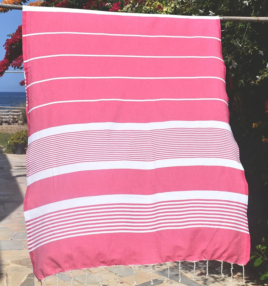 Toalla de Playa Arthur Fucsia Fouta Tunisia - 1