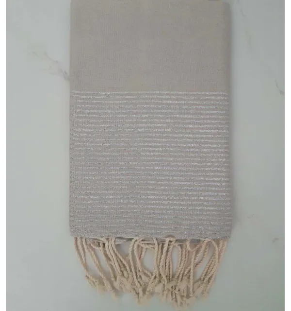 FOUTA Lurex PLATE Parme 