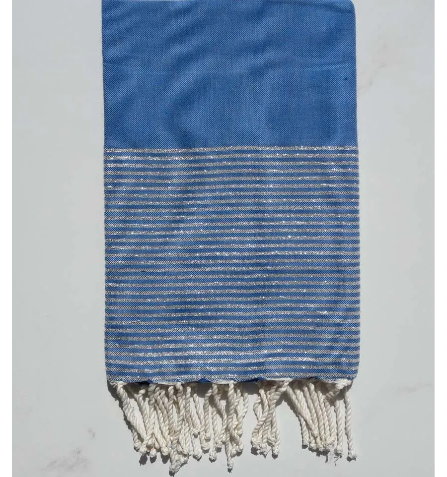 Fouta Lurex Azul eléctrico 