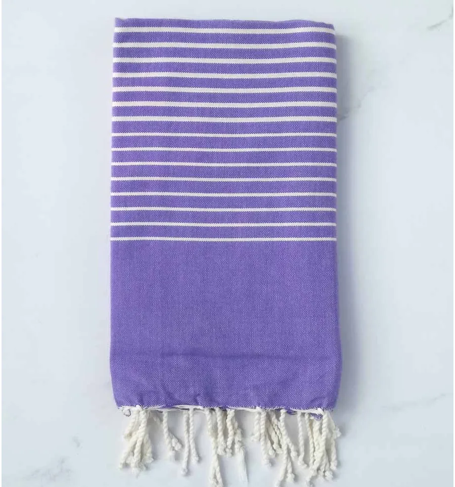 Fouta Plate lilas 