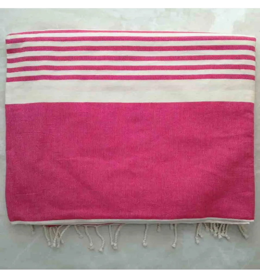 Fouta gigante rosa medio 