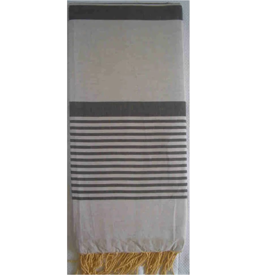 Grande fouta  grigio perla antracite 