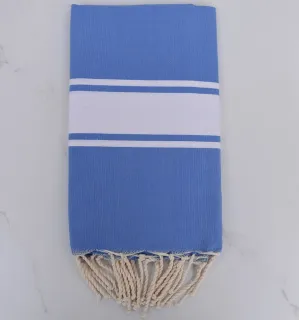 Toalla de playa Steel blue Fouta Tunisia - 1 2