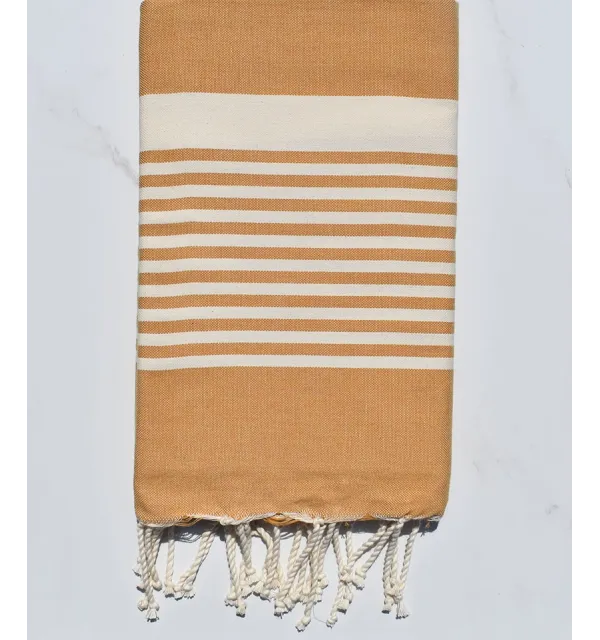 Fouta arthur marron ocre 