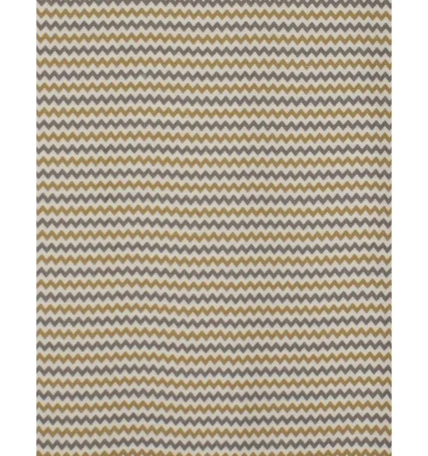 Toalla de playa de zigzag Crema, amarillo motorista y gris. 