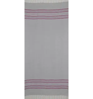 Fouta arabesco gris claro y Patriarca  2