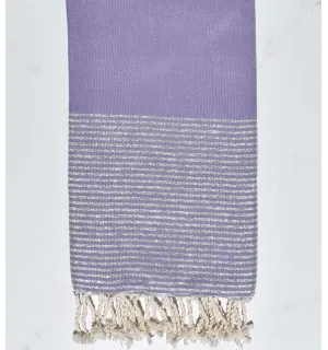 Fouta Lurex lavanda  - 1