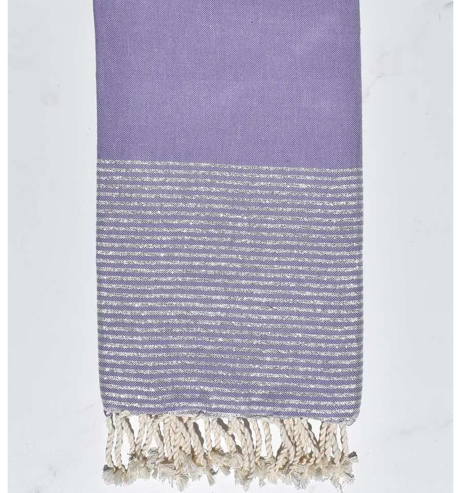 Fouta Lurex lavanda  - 1