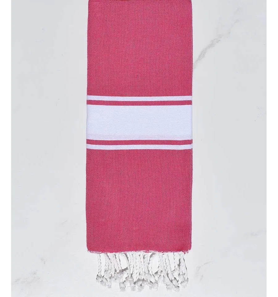 toalla de playa para niños fushia magenta Fouta Tunisia - 1