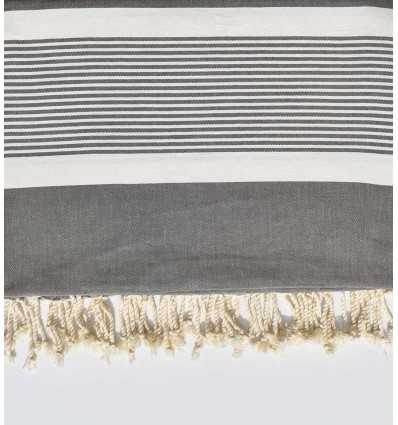 Fouta gigante gris topo 2m * 2.80m  - 1