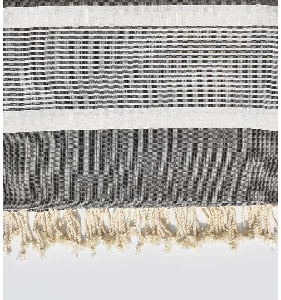 Fouta gigante gris topo 2m * 2.80m  - 1