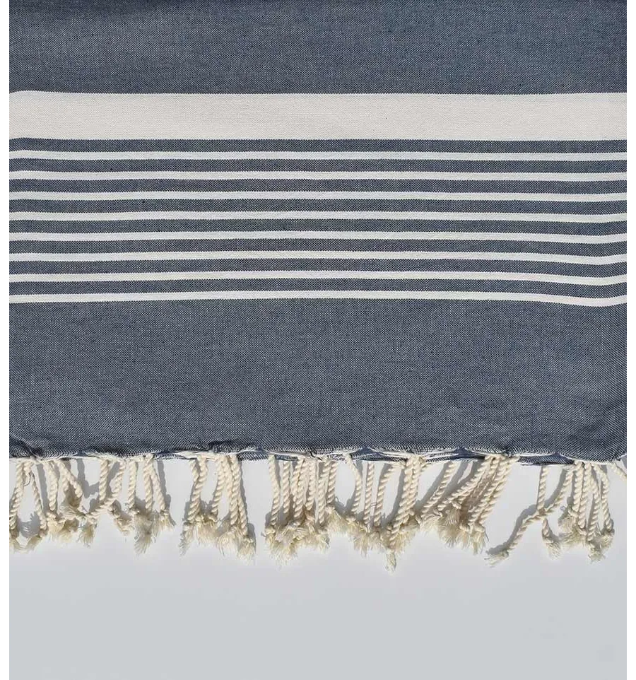 Fouta gigante horizonte azul 2 m * 2.80m Fouta Tunisia - 1