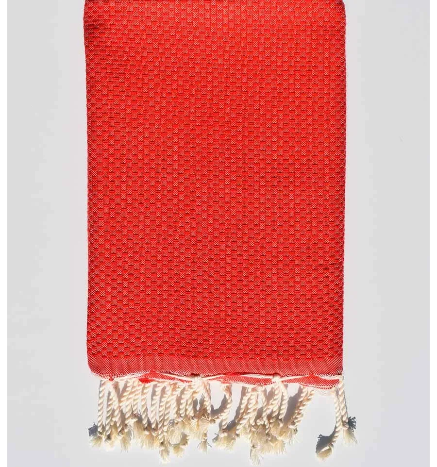 Fouta Toalla de playa fuego rojo Fouta Tunisia - 1