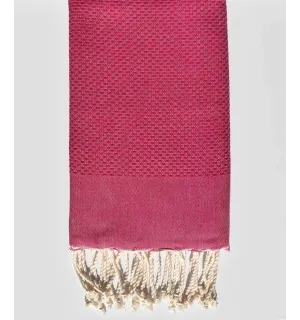 Toalla de playa unidos magenta fucsia oscuro Fouta Tunisia - 1